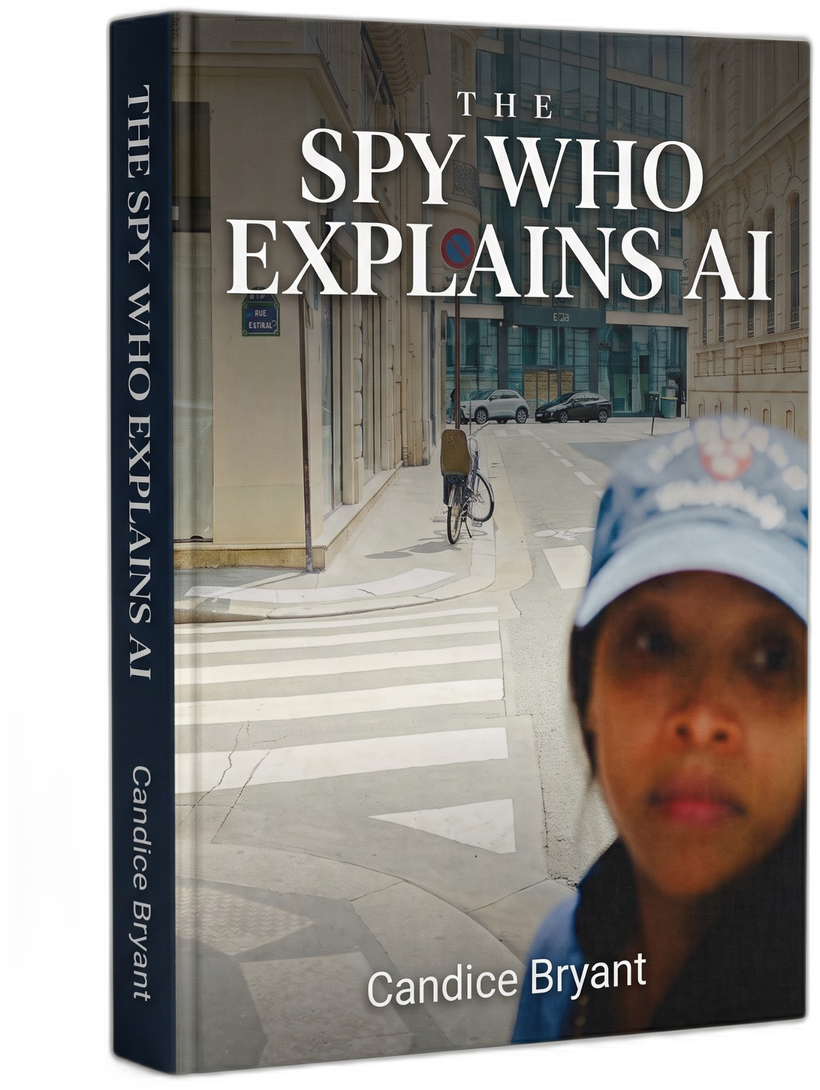 The Spy Who Explains AI by Candice Bryant — book cover